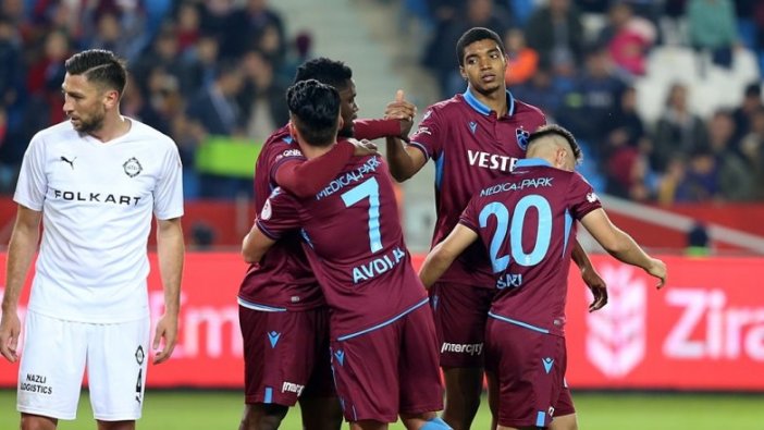 Trabzonspor'dan kupada gol yağmuru