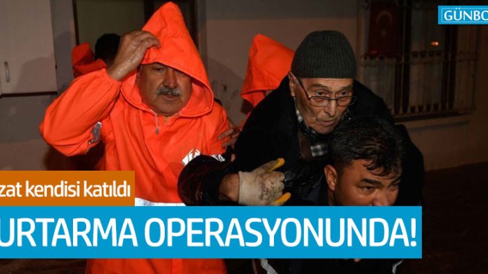 Zeydan Karalar, Adana’da selzedeleri böyle kurtardı!