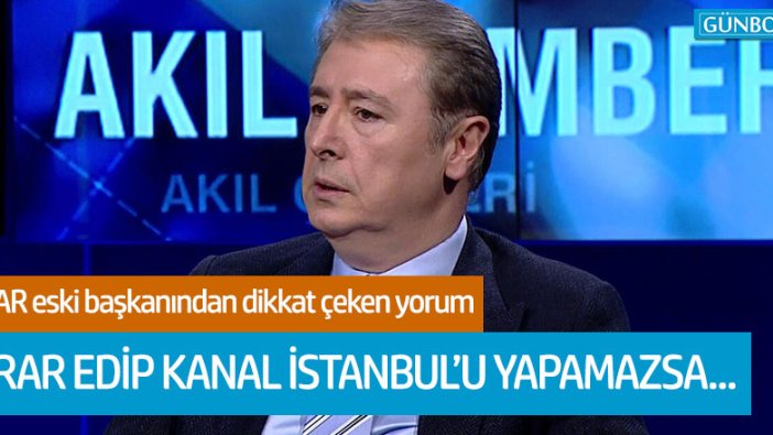 İbrahim Uslu: "İktidar ısrar edip Kanal İstanbul'u yapamazsa..."