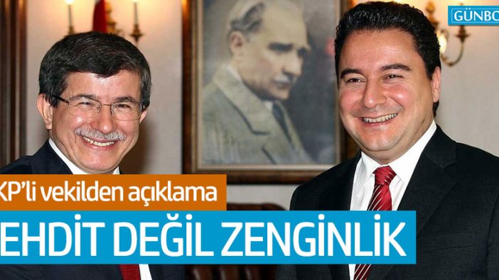 AKP'li vekilden Davutoğlu ve Babacan açıklaması