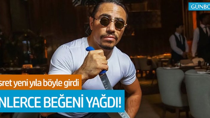 Nusret Gökçe 2020 yılına dua ederek girdi! Binlerce beğeni yağdı