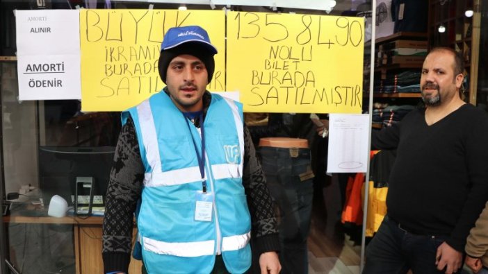 Gaziantep'te ikramiye onun sattığı bilete çıktı: "İnşallah bizi de görür"