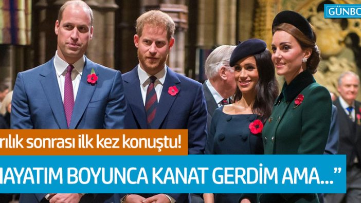 Prens Haryy ve Meghan Markle ayrılığı sonrası ilk kez konuştu