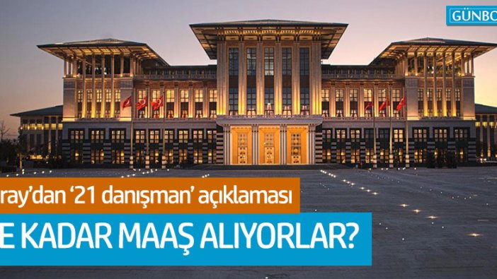 Saray'dan 21 danışman açıklaması: Ne kadar maaş alıyorlar?