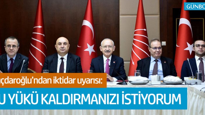 CHP Lideri Kılıçdaroğlu: İktidar oluyoruz, bocalama istemiyorum