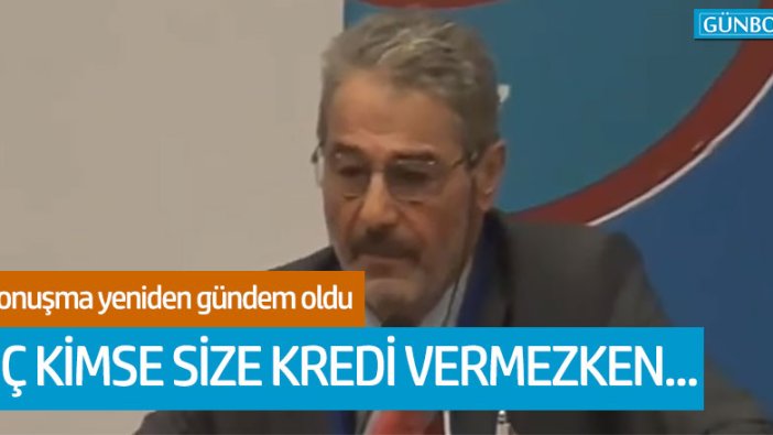 Sadık Albayrak'ın Trabzonspor'daki konuşması yeniden gündem oldu