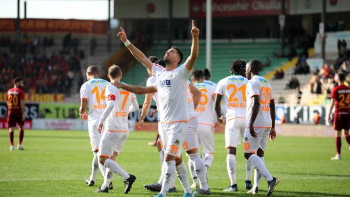 Alanyaspor'dan gol yağmuru!