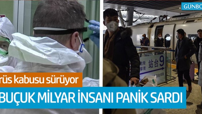 Çin'de 1 buçuk milyon insanı panik sardı