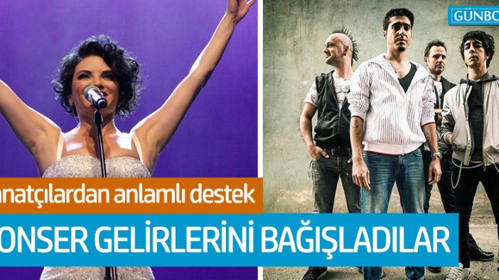 Ünlüler konser gelirlerini Elazığ için bağışladı