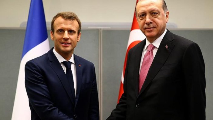 Erdoğan ile Macron Suriye'yi görüştü