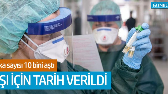 Coronavirüs aşısı için tarih verildi