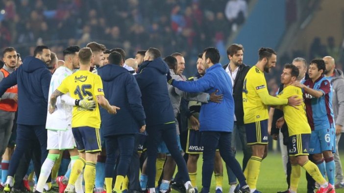 Trabzonspor - Fenerbahçe maçı sonrası gerginlik