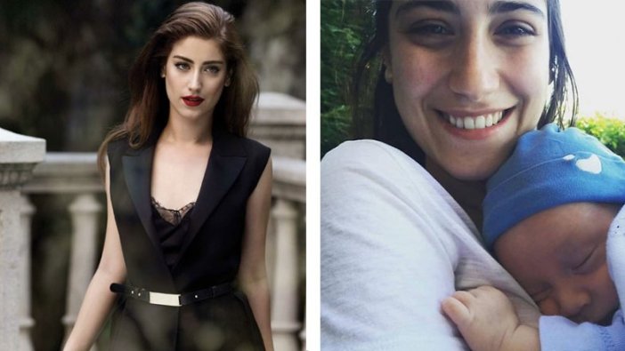 Hazal Kaya: 'Ben çok mutlu bir anneyim'