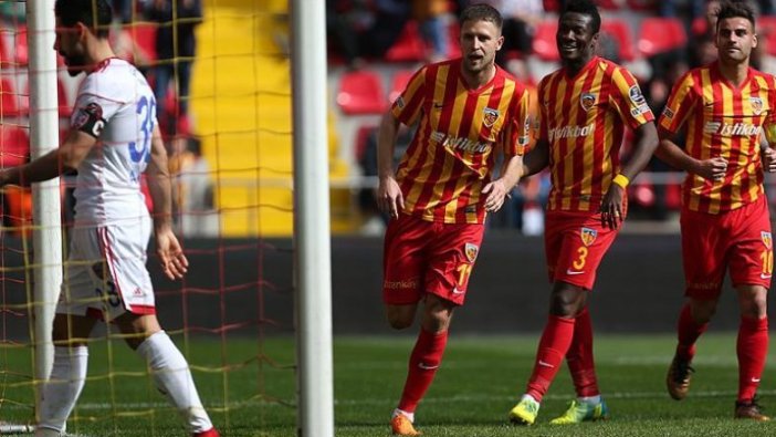 Kayserispor evinde galip