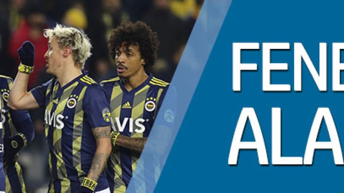 Fenerbahçe'ye Alanya şoku