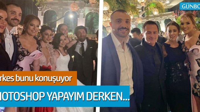 Demet Akalın'ın Merve Özbey'in düğününde çekildiği fotoğraf olay oldu