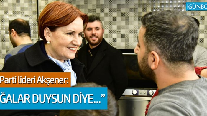 Meral Akşener'den Bursa'da esnaf ziyareti