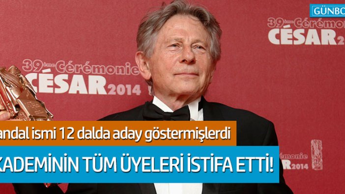 Polanski'yi aday gösteren akademinin tüm üyeleri istifa etti