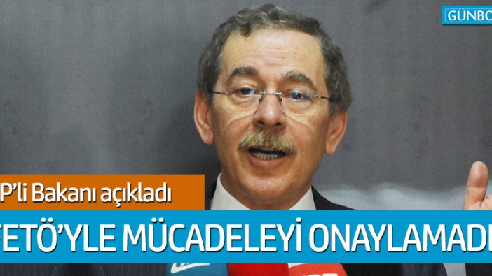 Abdüllatif Şener: "Mehmet Ali Şahin FETÖ'yle mücadeleyi onaylamadı"