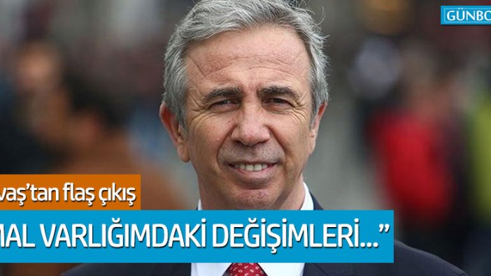 Mansur Yavaş: "Mal varlığımı açıklayacağım"