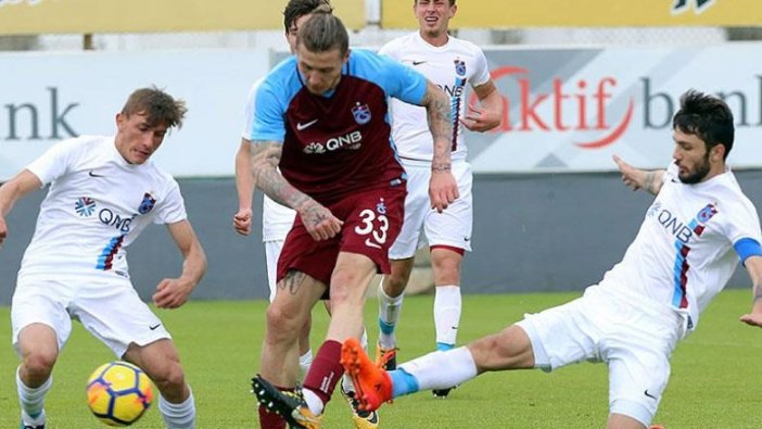 Trabzonspor antrenman maçını farklı kazandı