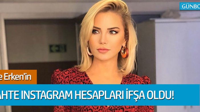 Ece Erken'in sahte hesapları ifşa oldu!