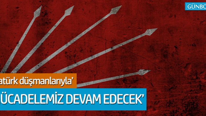 CHP'li Gamze İlgezdi: "Atatürk düşmanlarıyla mücademiz devam edecek"