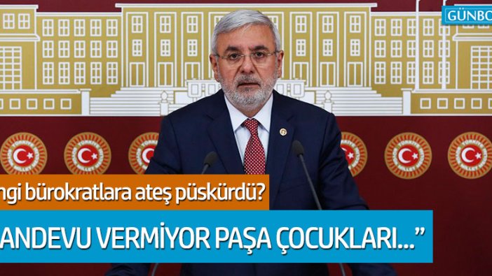 AKP'li Mehmet Metiner, hangi bürokratlara ateş püskürdü?