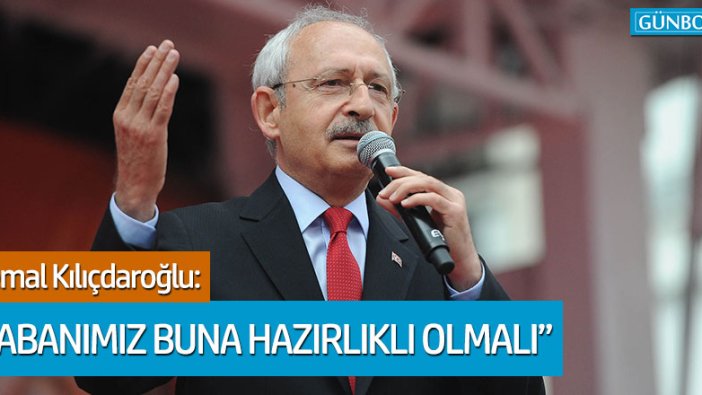 Kemal Kılıçdaroğlu: "Çok yakın zamanda iktidar olacağız"