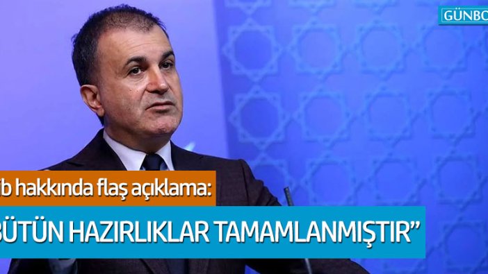 AKP Sözcüsü Ömer Çelik'ten flaş İdlib açıklaması