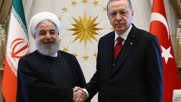 Erdoğan ile Ruhani Suriye'yi görüştü