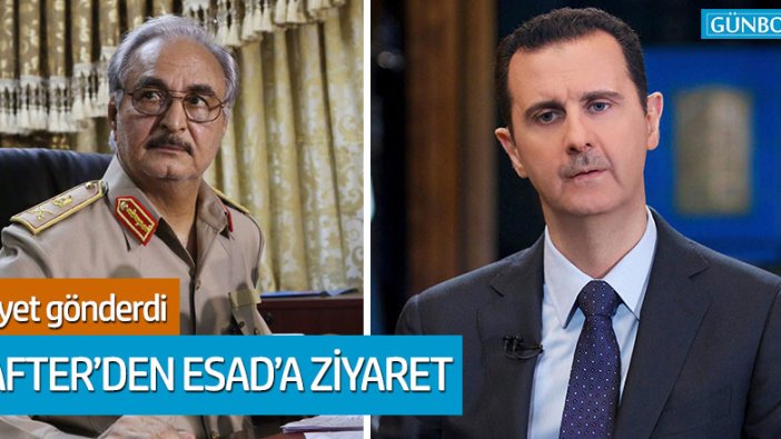 Hafter'den Esad'a ziyaret