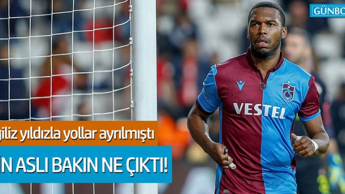 Trabzonspor ile sözleşmesi feshedilen Daniel Sturridge: Ben bahis yapmadım