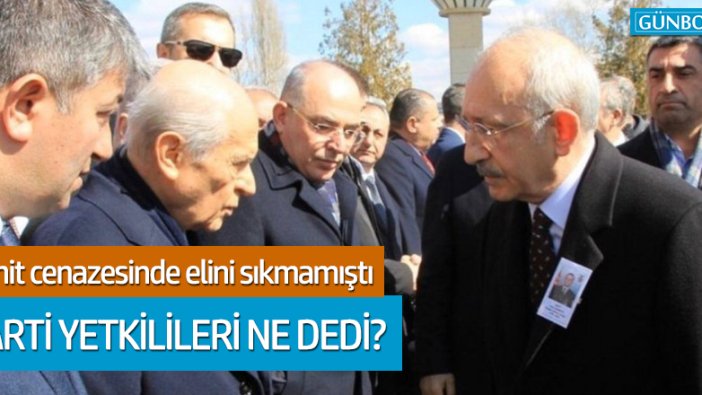 Bahçeli, Kılıçdaroğlu'nun neden elini sıkmadı?