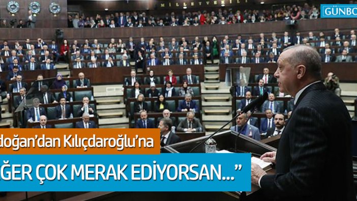 Cumhurbaşkanı Erdoğan: "Eğer çok merak ediyorsan..."