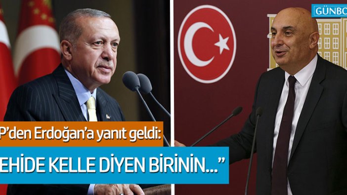 Cumhurbaşkanı Erdoğan’a CHP’den yanıt geldi!