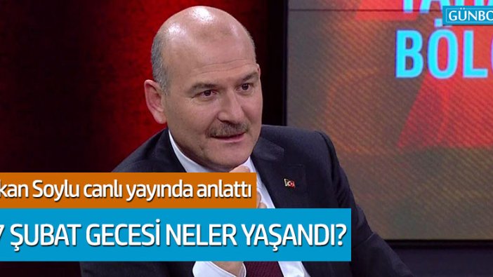 Süleyman Soylu 33 şehidin verildiği gece yaşananları anlattı!