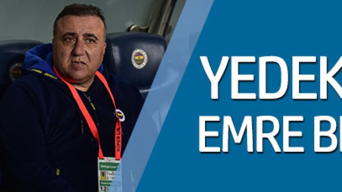 Fenerbahçe yedek kulübesinde Emre Belözoğlu detayı