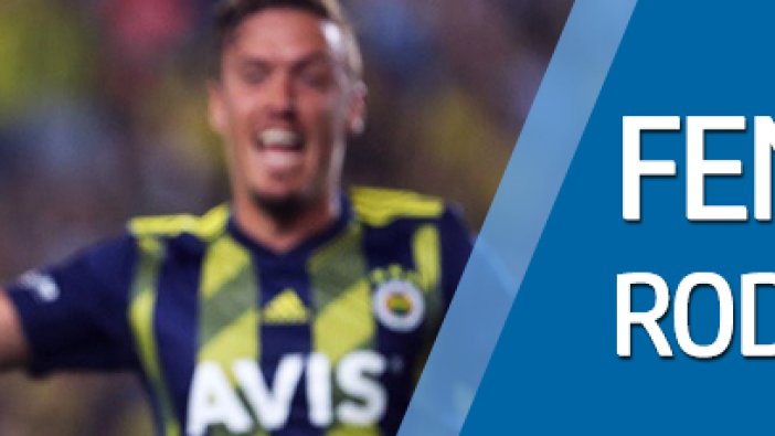 Fenerbahçe'de Rodrigues sevinci