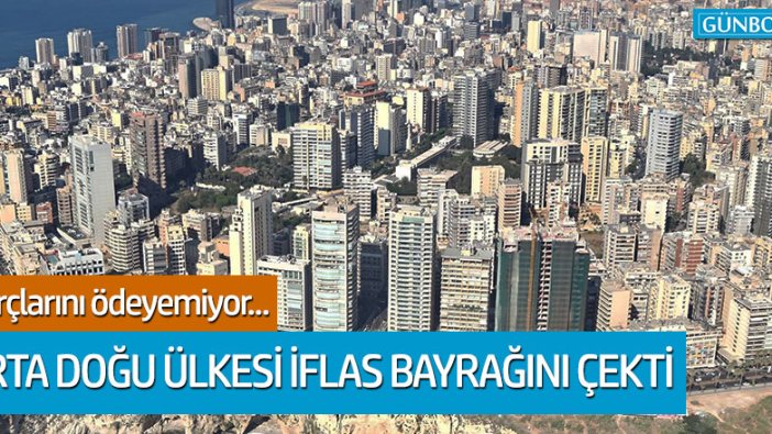 Borçlarını ödeyemeyen Lübnan iflas etti