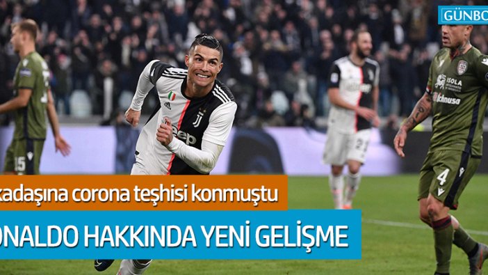 Juventuslu futbolcu Ronaldo hakkında yeni gelişme