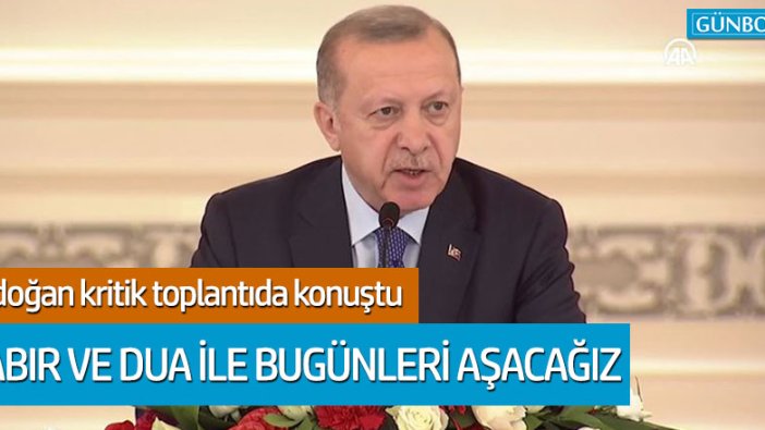 Erdoğan'dan Çankaya Köşk'ünde korona virüs açıklaması!