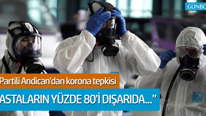 İYİ Partili Andican: "Hastaların yüzde 80'i dışarıda"