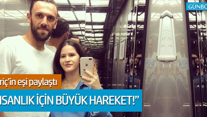 Vedat Muriç'nin eşi paylaştı: "İnsanlık için büyük hareket"