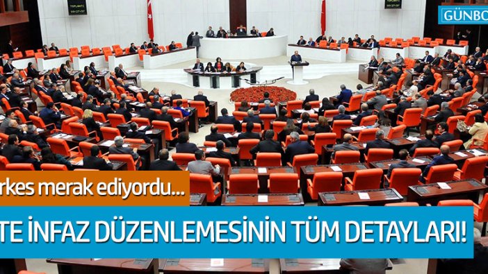 İnfaz düzenlemesi detayları nedir, kimleri kapsıyor?