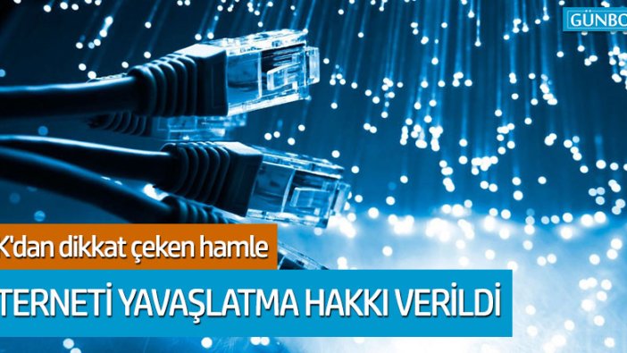 BTK'dan operatörlere interneti yavaşlatma hakkı