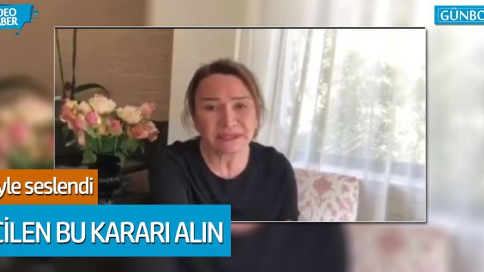 Demet Akbağ'dan televizyon kanallarına korona virüs çağrısı!