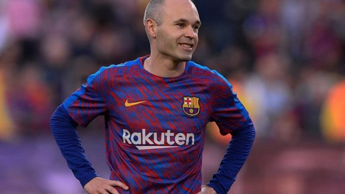 Barcelona efsanesi Iniesta