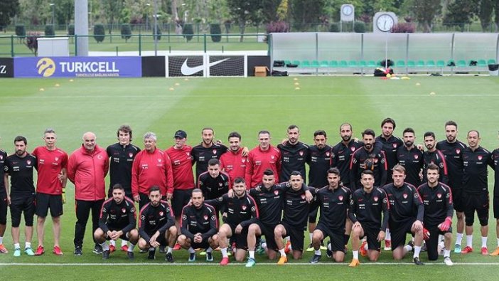 A Milli Futbol Takımı, hazırlıklarını sürdürdü