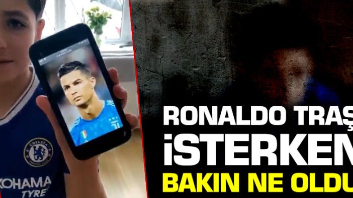 Ronaldo traşı isterken bakın ne oldu